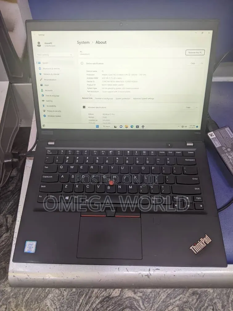 Laptop Lenovo ThinkPad T480 8GB Intel Core i5 SSD 256GB