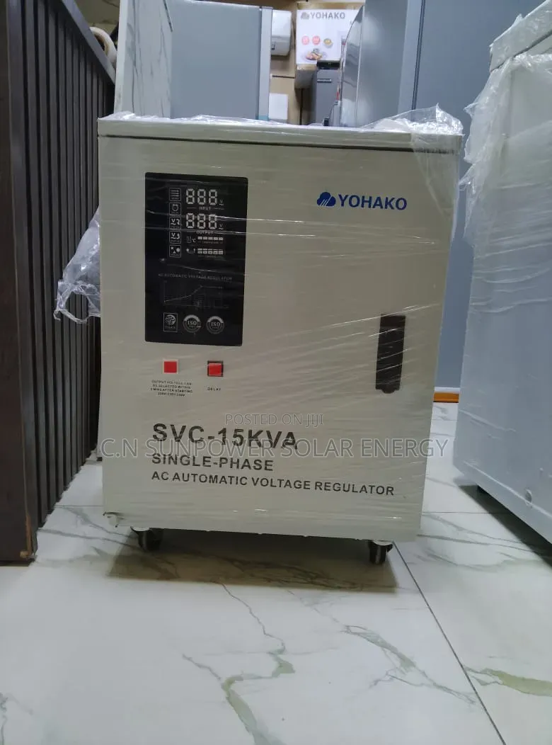 SVC- 15KVA Yohako Single Phase AC Automatic Voltage Regulator