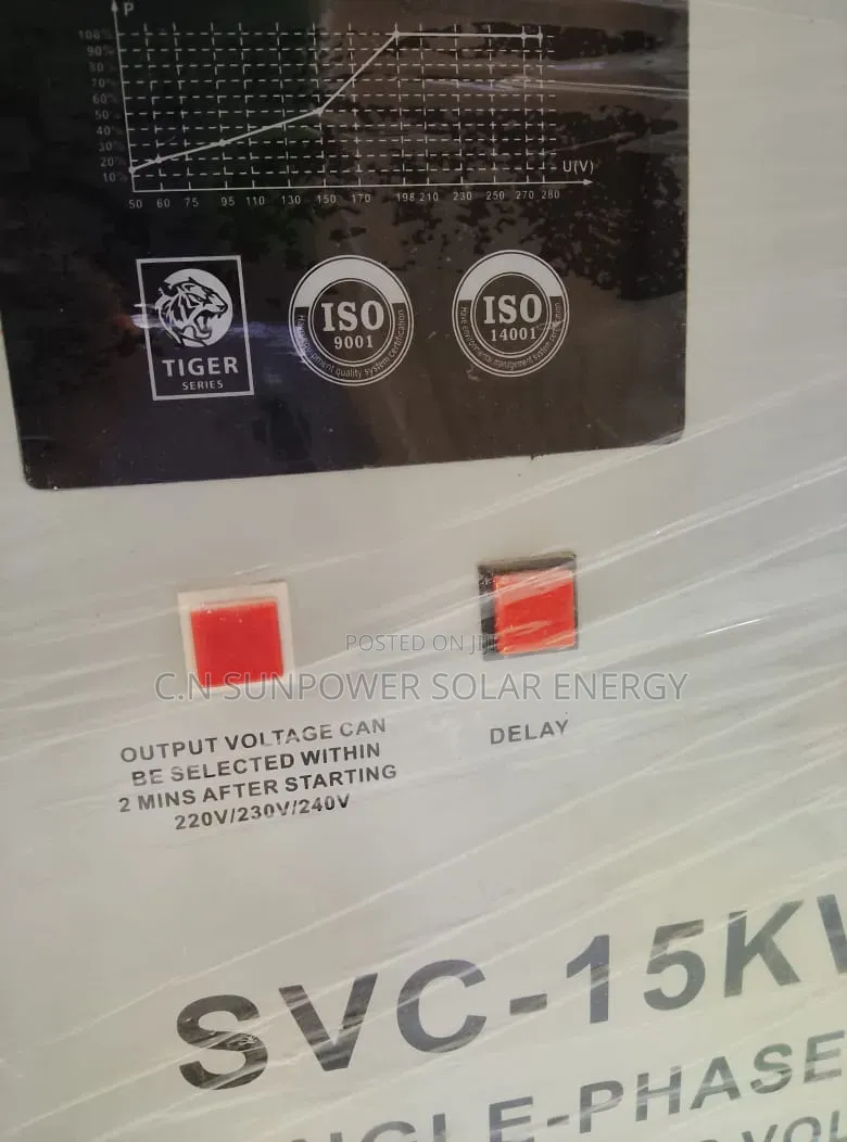 SVC- 15KVA Yohako Single Phase AC Automatic Voltage Regulator