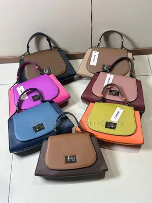 Classic Black Buckle Top-Handle Handbag