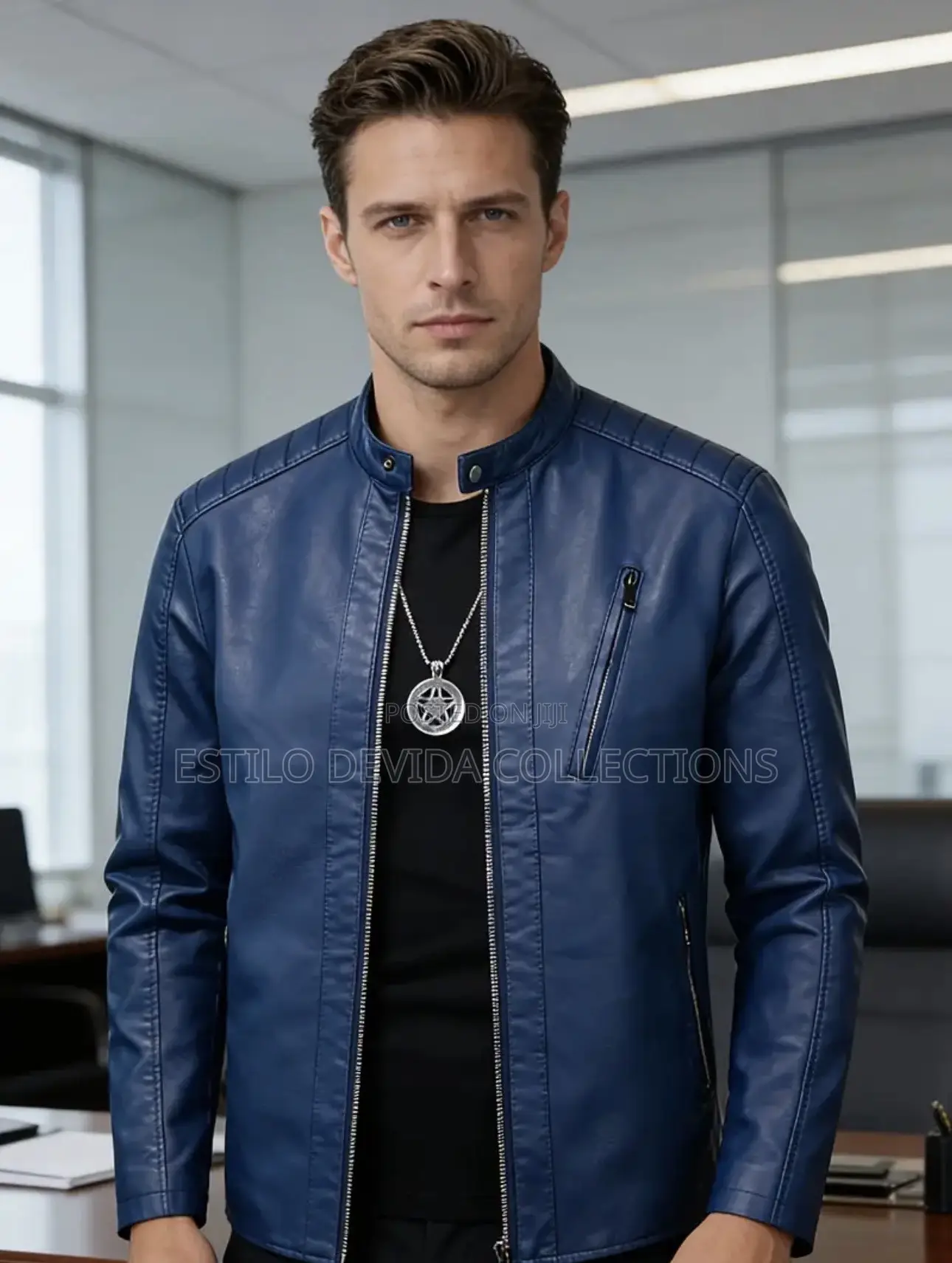 Styled Causal Leather Jacket