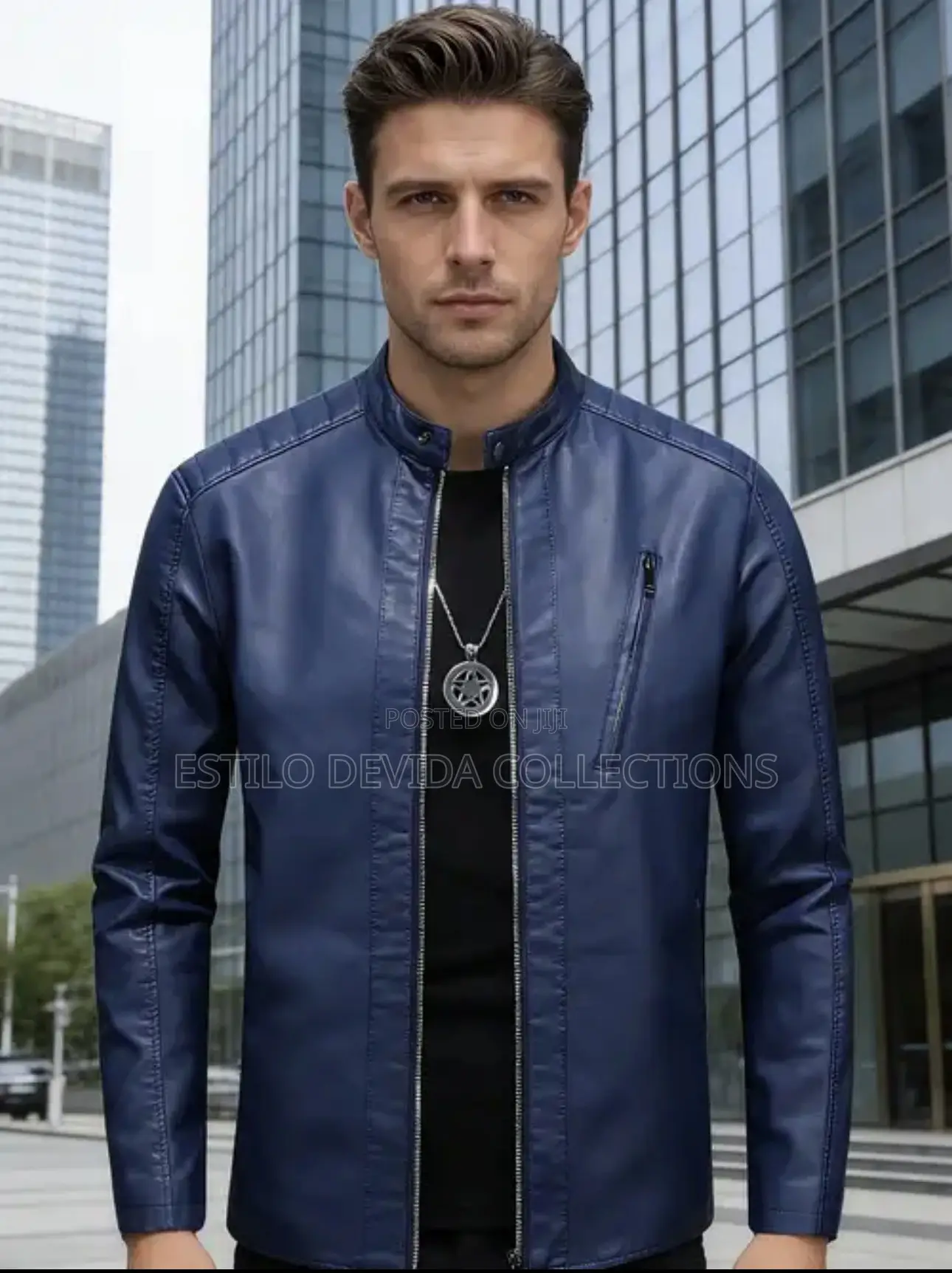Styled Causal Leather Jacket