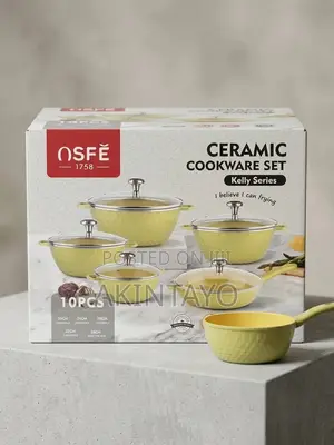 10pcs Ceramic Pot With Frypan