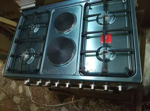 Maxi Gas Cooker 5burner Burner With Electric 