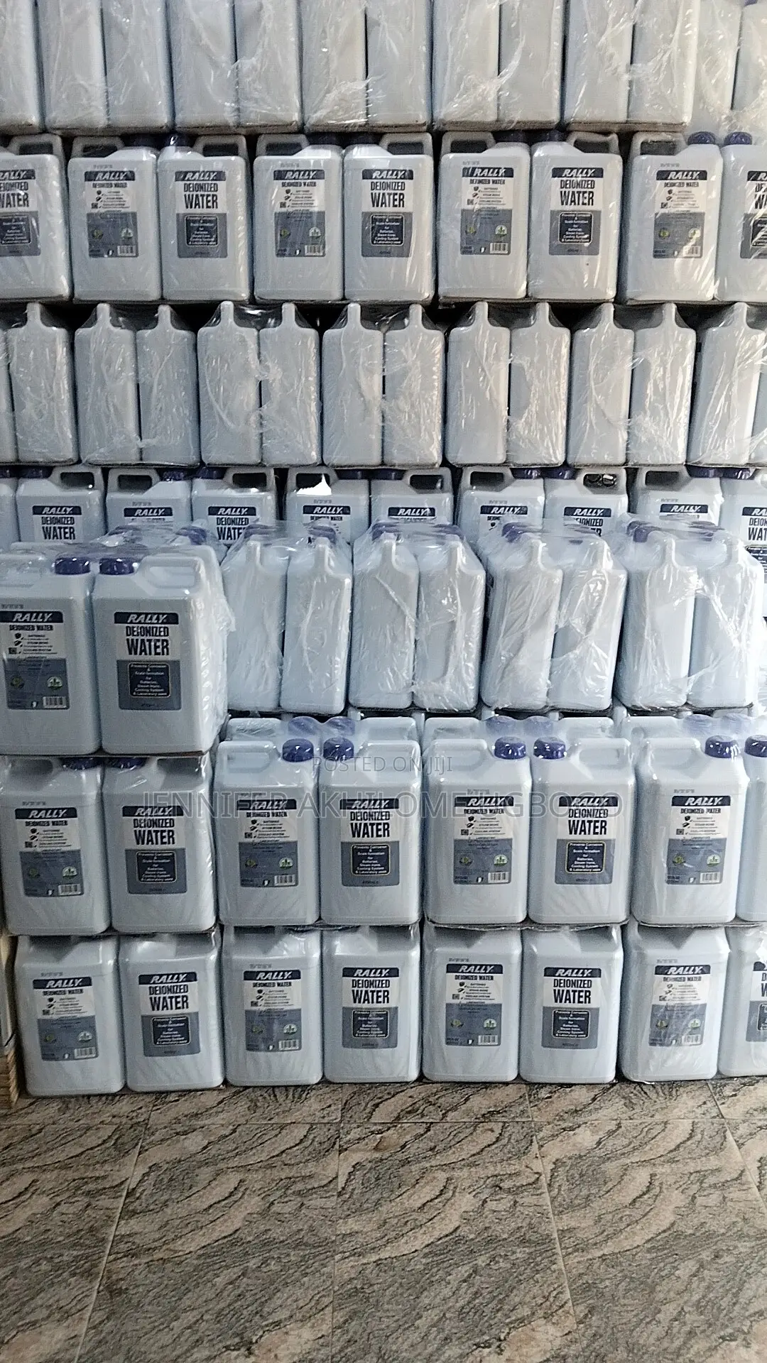 Rally Deionized Water 4ltrsX4