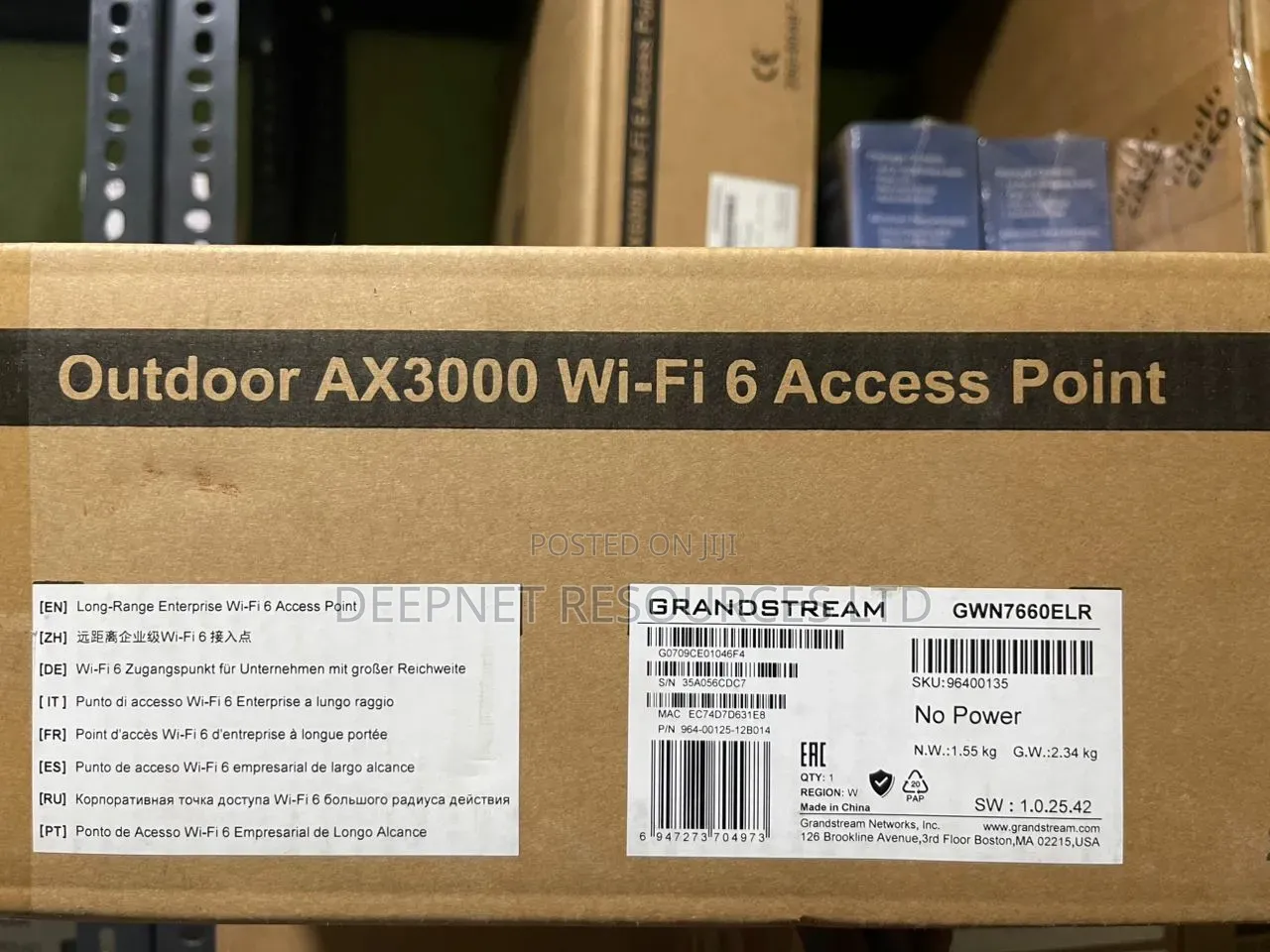 Grand Stream Ax3000 Wifi 6 Access Point