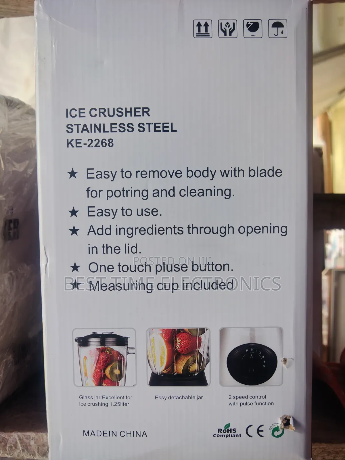 Quality Yinwish 1.5ltr Ice Crush Blender