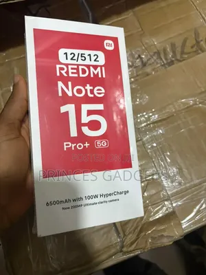 New Xiaomi Redmi Note 15 Pro+ 512 GB