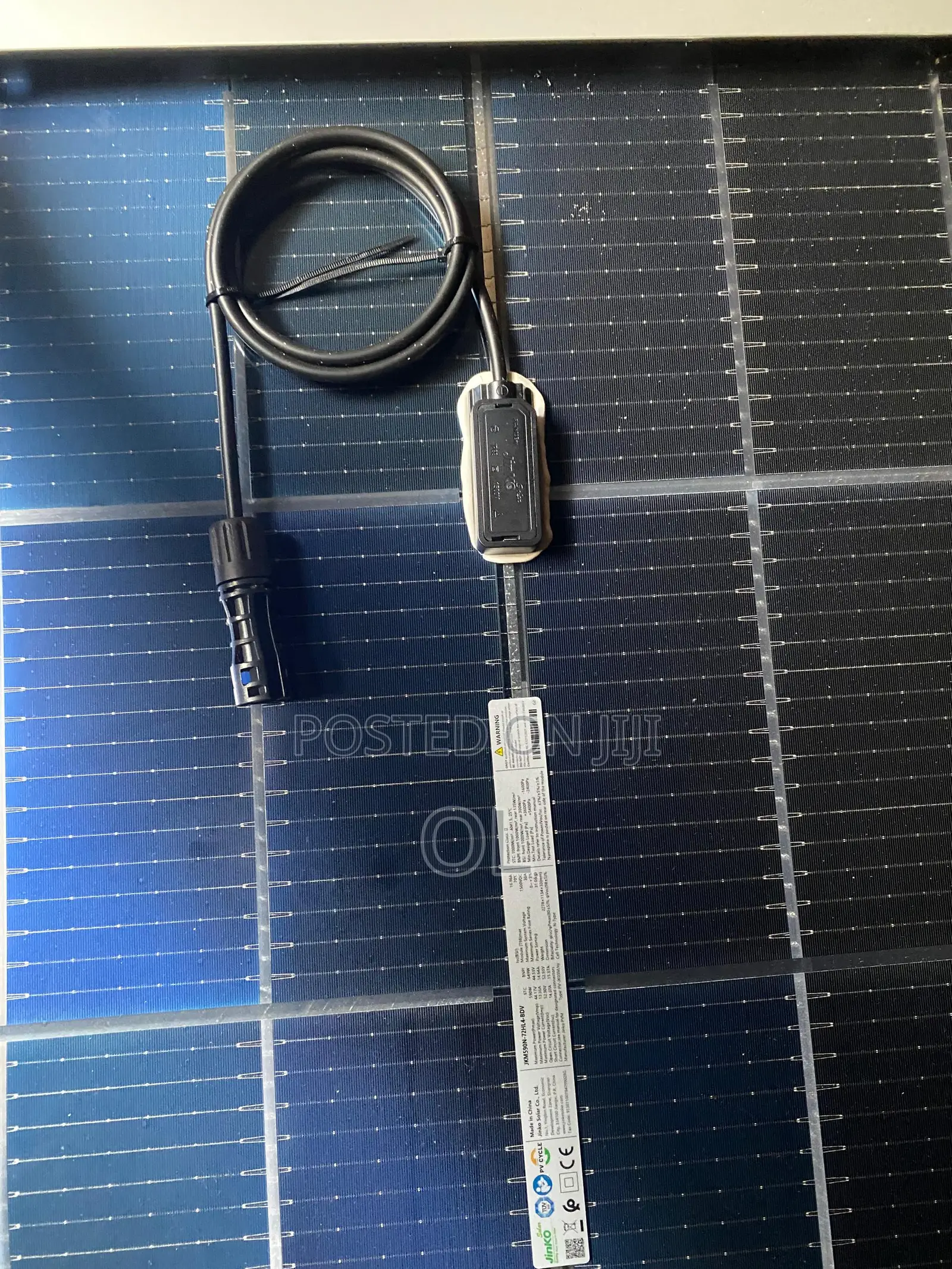 2pcs 590 Watts Jinko Bifacial Solar Panel