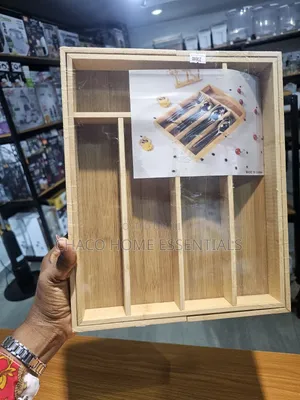 Wooden / Bamboo Cutlery Organizer / Drawer Tray
