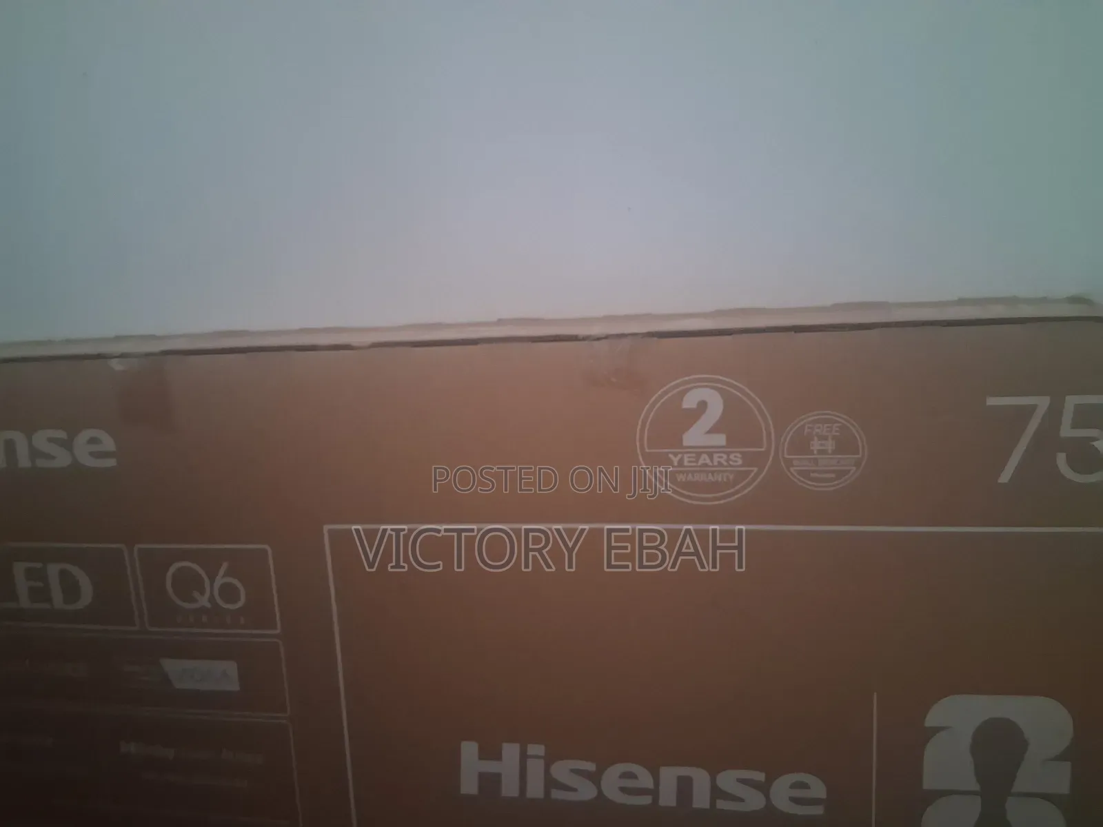 75" Hisense Smart TV
