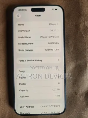 Apple iPhone 15 Pro Max 1 TB Blue