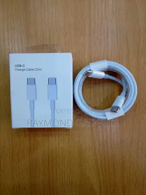 USB-C to USB-C Charge Cable 2m for Compatible Phones, Tablets