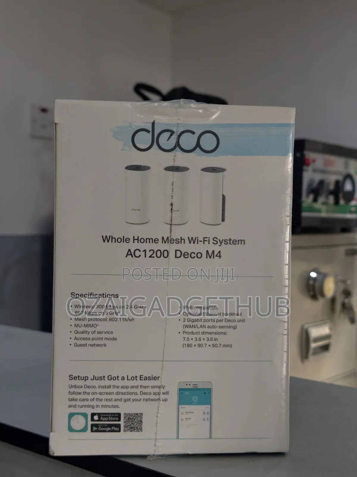 TP-Link Deco M4 Ac1200 Whole Home Mesh Wi-Fi System