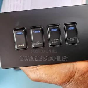 4gang Switch Socket Silver