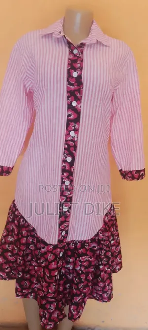 Button Down Shirt Gown