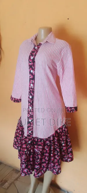 Button Down Shirt Gown