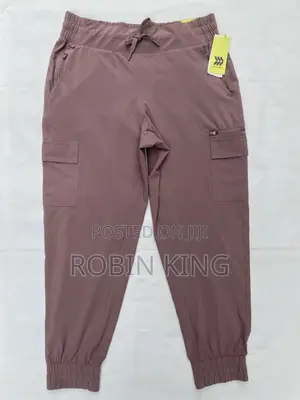 ALL IN MOTION Women Lightweight Active Cargo Trousers Size Medium