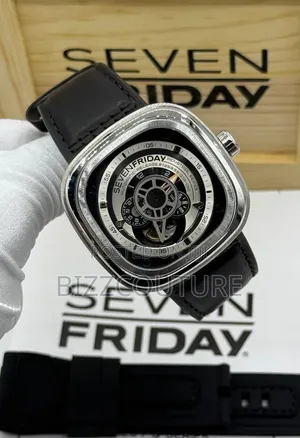 Original Seven Friday Men's Leather Watch 100% Authentic Guaranteed