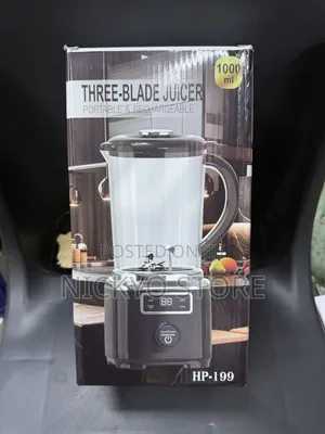 Rechargeable Three-Blade Juicer