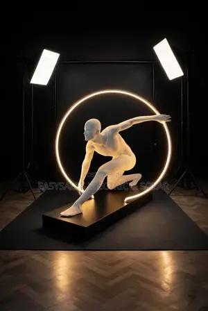 Humanoid Art Sculpture Floor Lamp
