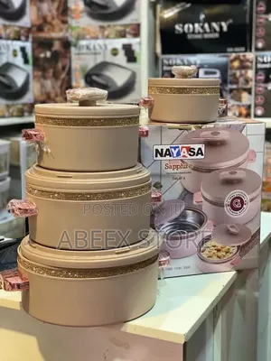3 Dinner Sets/ Food Warmer