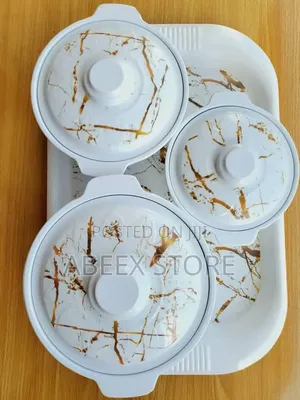 3 Dinner Sets With Tray