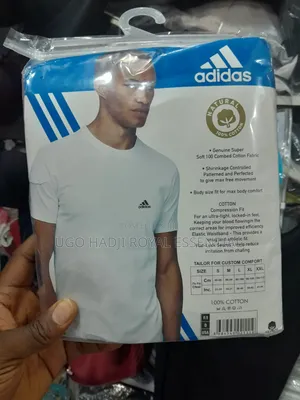 Original Adidas Men's Singlet–Premium 100% CottonInnerwear(3-in-1Pack)