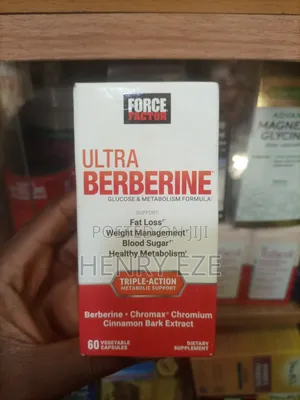 Force Factor Ultra Berberine 60 Capsules – Glucose Metabolism Suppor
