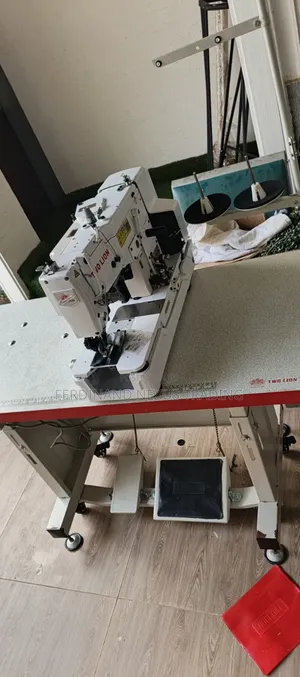 Two Lion Industrial Direct Drive Button Hole Machine.