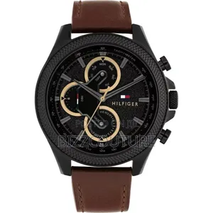 Original Tommy Hilfiger Men's Leather Watch 100% Authentic Guaranteed