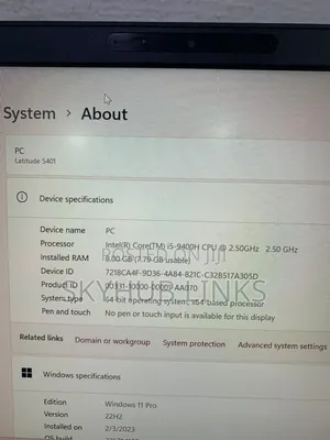 Laptop Dell Latitude 5401 8GB Intel Core i5 SSD 256GB