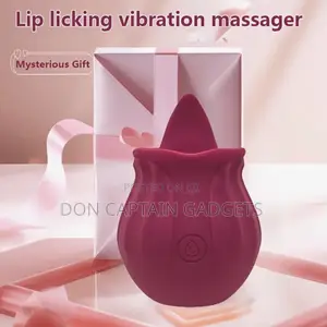 Rose Flower Adult Rose Tongue Licking Sex Toy Vibrating Massager