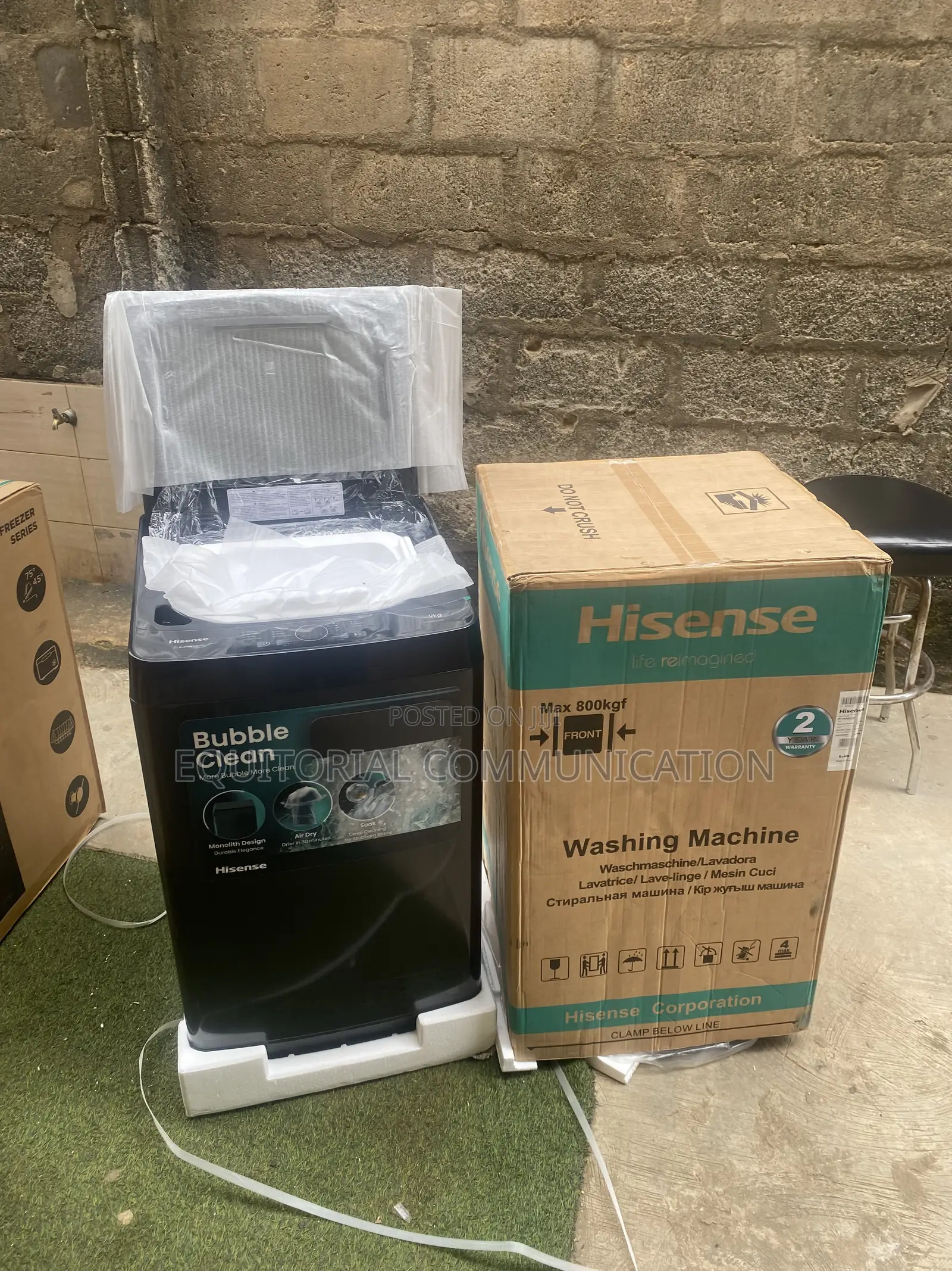 HIsense WT3K9022B Top Load Washer 9KG Capacity
