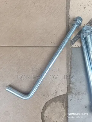 Galvanized L-Type Foundation Bolt/90-Degree Anchor Bolt M20×450mmL
