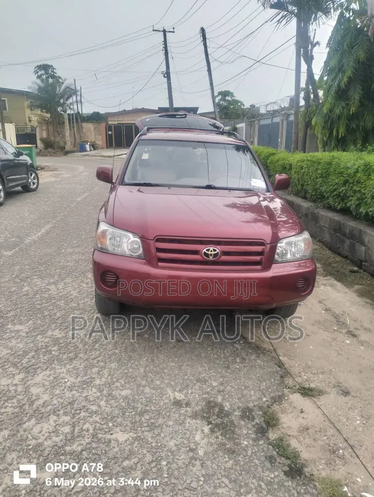 Toyota Highlander 2004 Red