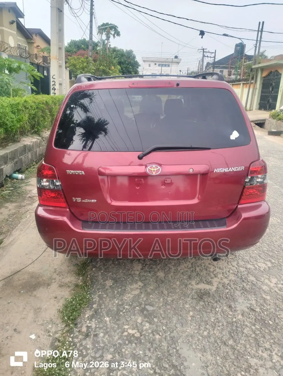 Toyota Highlander 2004 Red