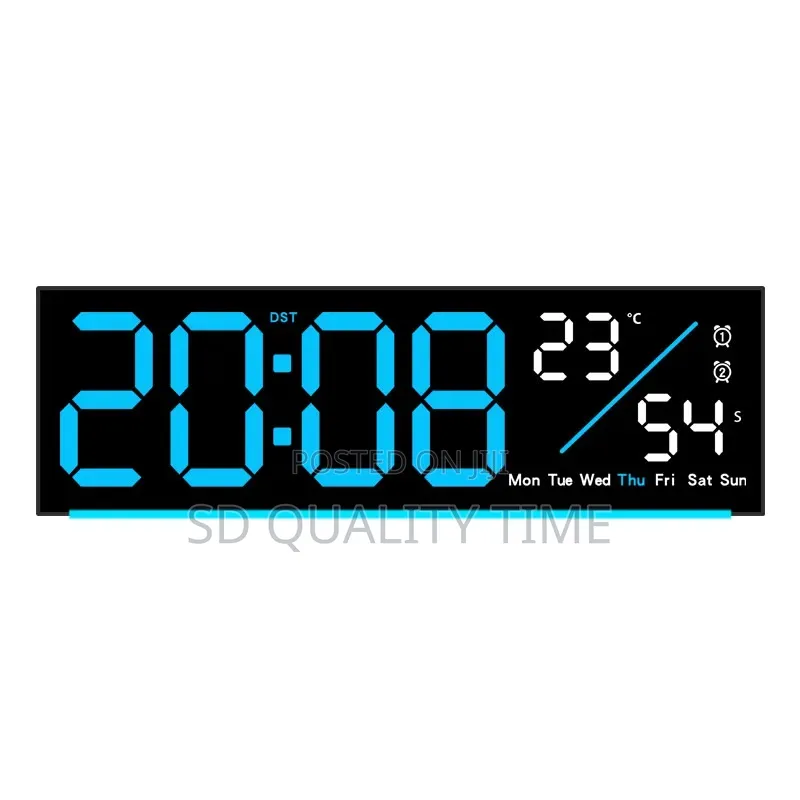 Led Digital Wall Clock (13 Inches)