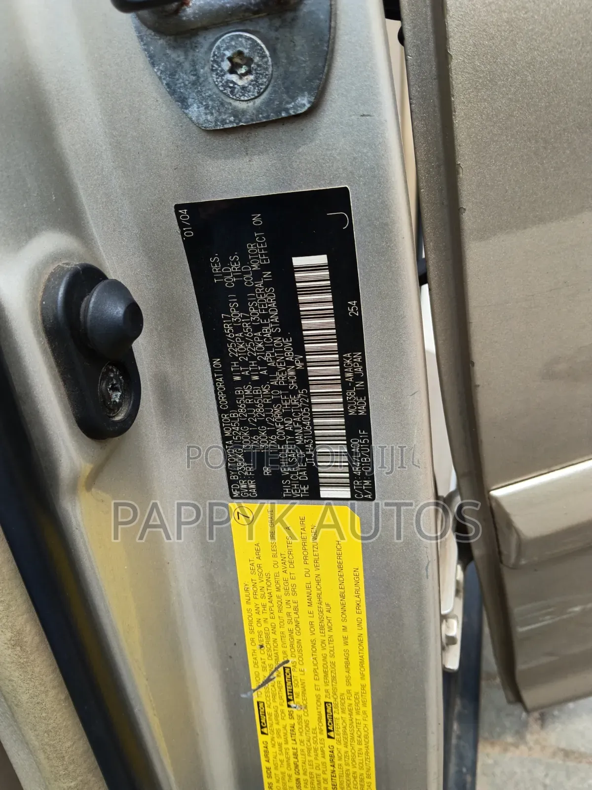 Lexus RX 330 2004 Gold