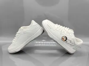 Doraemon White Sneakers - Cute Anime Design - Unisex Low Cut