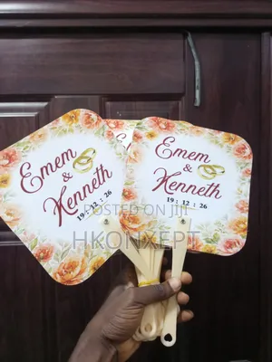 Customized Hand Fans for Wedding