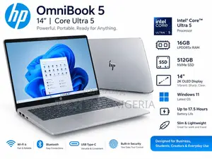 New Laptop HP OmniBook Ultra Flip 14" 16GB Intel Core Ultra 5 SSD 512GB
