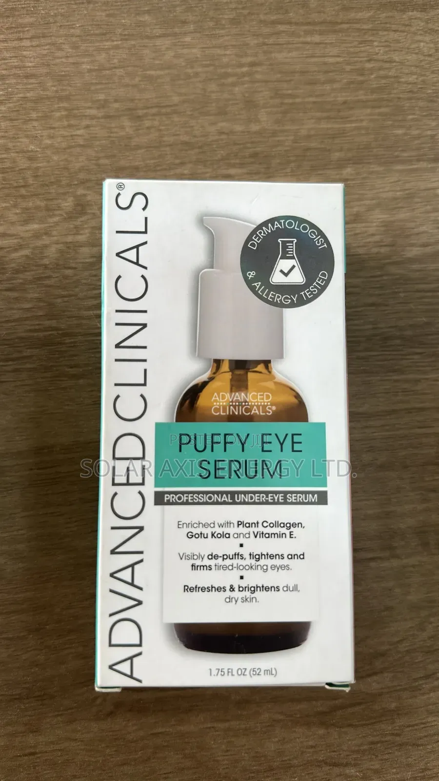 Advanced Clinicals Puff Eye Serum