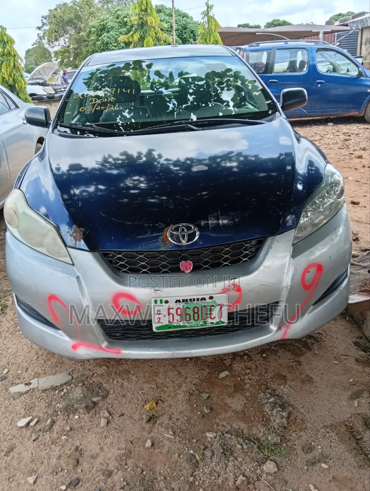 Toyota Matrix 2012 Blue