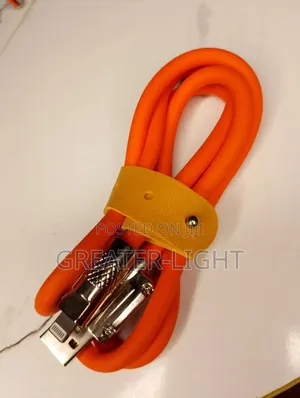 Premium 120W Heavy Duty Type-C Fast Charging Cable (Liquid Silicone)