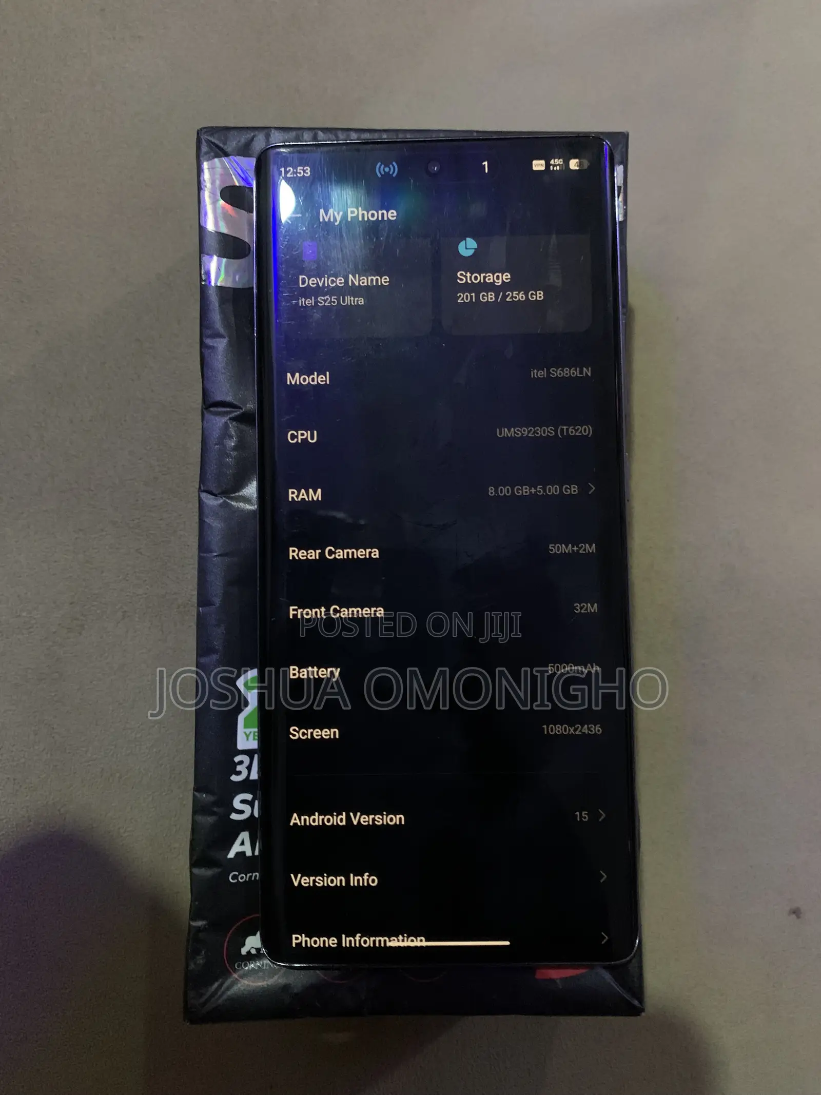 Itel S25 Ultra 256 GB Gray