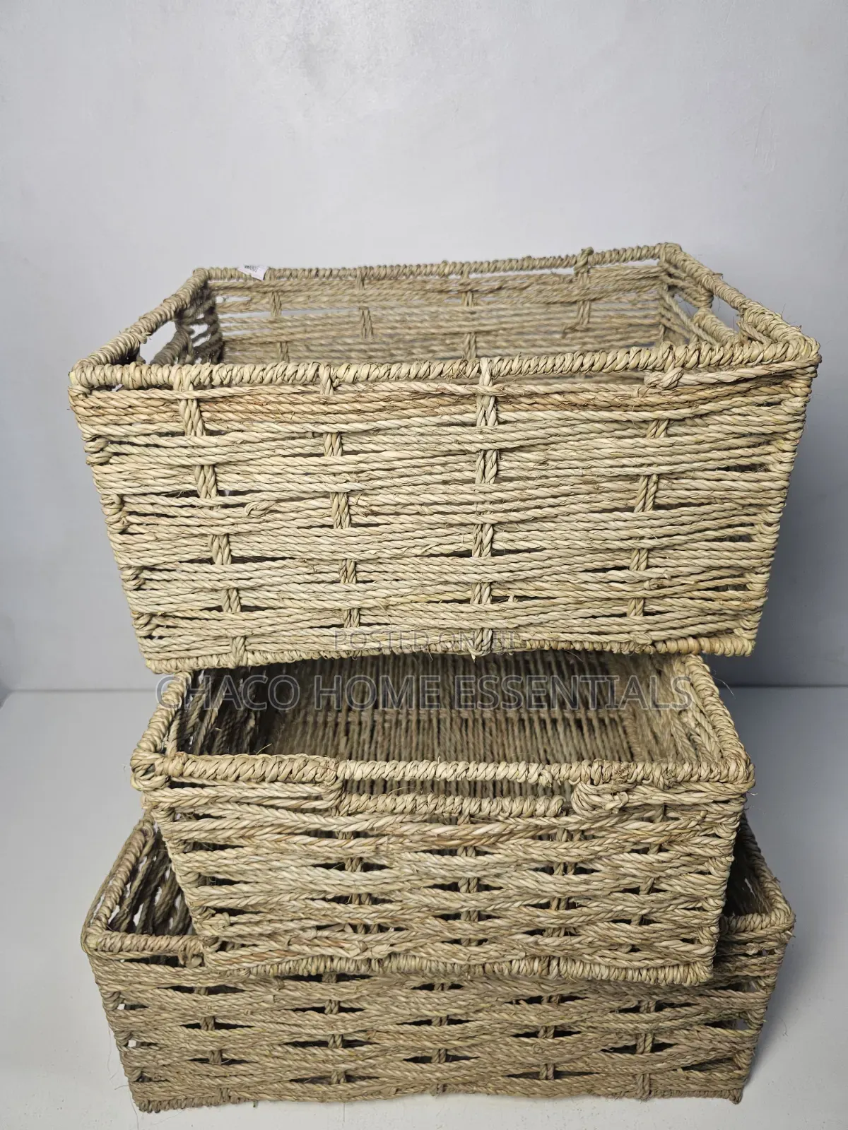 Multipurpose Woven / Rattan Storage Baskets( Small, Medium Large)