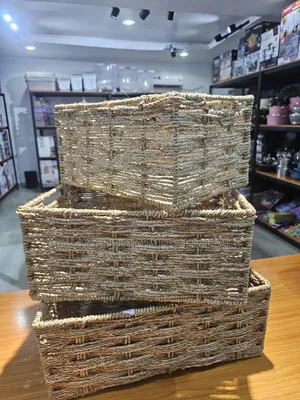 Multipurpose Woven / Rattan Storage Baskets( Small, Medium Large)