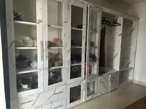 Glass and Hanger Closet