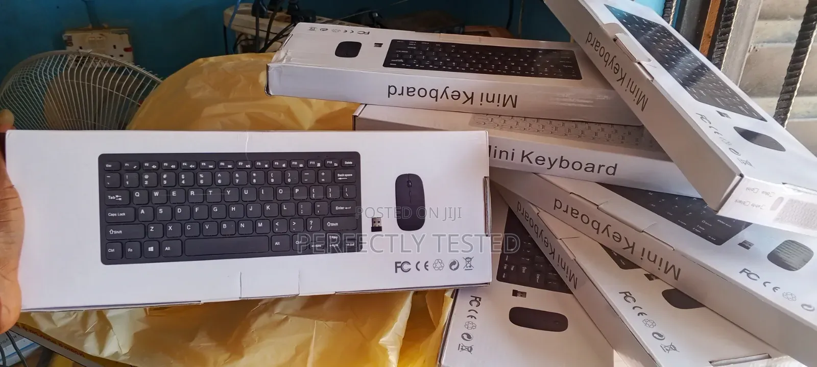 Wireless Keyboard With Wireless Mouse